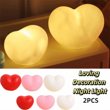 2 Pcs LED Night Light Creative Heart Shape Decorative Lamp Night Lamp for Gift Decorative Lamp price