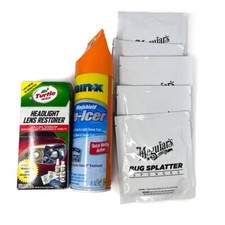 Assorted Car Care Products Turtle Wax Headlight Lens Restorer, Rain-X De-Icer Car Care & Restoration Products price
