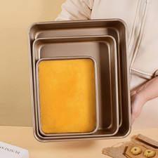 Square Cake Pan Baking Tray Tin Non-Stick Baking Bakeware Deep Dish Mould Tool Trays / Baking Dishes price