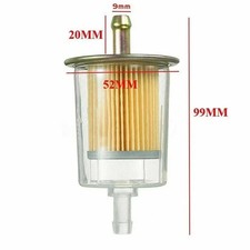 3/8"Fuel Filter For Petrol / Diesel Fuel Line Gas Industrial Motorbike RV Inline Diesel Filter price