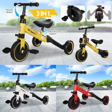 3 in1 Kids Tricycle Toddler Balance Bike Ride on Toy Scooter Tricycle Push Trike Tricycles price