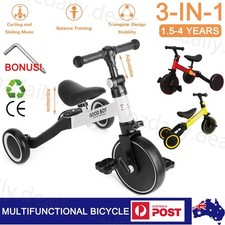 3-in-1 Toddler Kid Ride on Toy Balance Bike Scooter Tricycle 1.5-4 Year Push Car Tricycles price