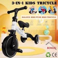 3 in 1 Kids Tricycle Toddler Balance Bike Ride on Toys Toddler Child Push Trike Tricycles price