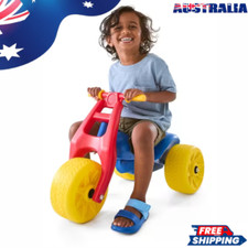 Junior Tricycle Ride-On - Yellow 3+ Years Trike Push Along Free Delivery Toy Tricycles price