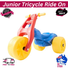 Junior Tricycle Ride-On - Yellow 3+ Years Trike Push Along Free Delivery Toy Tricycles price