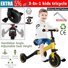 3 in1 Kids Tricycle Toddler Balance Bike Ride on Toys Toddler Child Push Trike Tricycles price