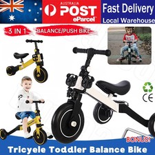 3 in 1 Kids Tricycle Toddler Balance Bike Ride on Toys Toddler Child Push Trike Tricycles price