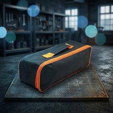 Car Vacuum Pump Storage Bag and Tool Organizer - Medium Large Black Polyester Car Tool Kits and Bags price