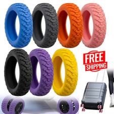 8Pcs Silicone Luggage Wheel Covers Suitcase Protector Wheels Protection Sleeve Wheel Cover price
