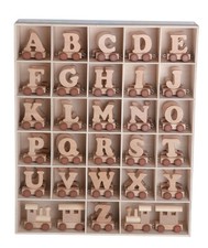 Personalised Gift Wooden Name Train Unisex Toy Newborn Keepsake 1st Birthday Wooden Toys price