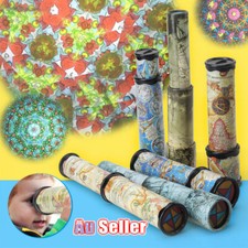 Kaleidoscope interior Kid Toys Triple Prism Classic AZ Puzzle Game Rotate Magic Wooden Toys price