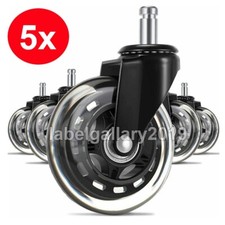 5pcs Rollerblade Office Desk Chair Wheels Replacement Rolling Caster Grip Ring Office Chair price