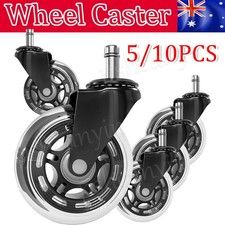 10pcs Rollerblade Office Desk Chair Wheels Replacement Rolling Caster Grip Ring Office Chair price