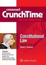 Constitutional Law (Emanuel CrunchTime) Constitutional Law price