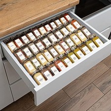 Spice Drawer Organizer, Spice Rack Drawer for Kitchen 4 Tier for Jars Packets AU Spice Sets & Racks price
