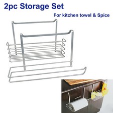 Kitchen Storage Rack, Organizer, Kitchen towel holder, Spice rack, 2pc Set Spice Sets & Racks price