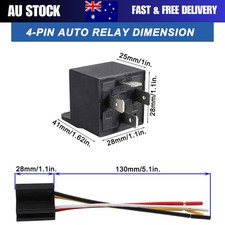 12V 40 Amp Car Relay SPST 4 Pin Automotive Relay with Wiring Harness AU Relay price