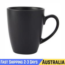 Matte Black Stoneware Mug 340ml | Microwave & Dishwasher Safe Coffee Tea Cup Mug price