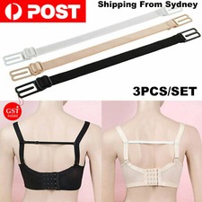 3PCS Lady Nonslip Elastic Adjustable Band Bra Strap Holder Strap Racer Back Clip Bra price