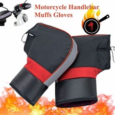 Waterproof Warm Motorcycle Handlebar Mitts Hand Motorbike Muffs Gloves Cover AU Motorcycle Gloves price