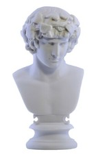 Antinous as Dionysus Bust head Greek Statue Sculpture Cast Marble Copy Mythology price