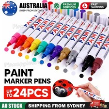 12 Colors Paint Pens Set Permanent Marker Pen For Car Rubber Tyre Waterproof Car Paints price
