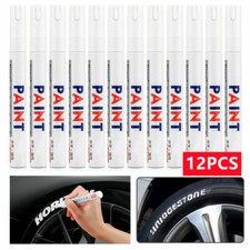 12PCS White Tyre Pen Paint Pen Set Permanent Marker For Car Rubber Waterproof Car Paints price