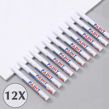 12x Car Motorcycle Tyre Tire Pen Tread Paint White Marking Pen Marker Waterproof Car Paints price