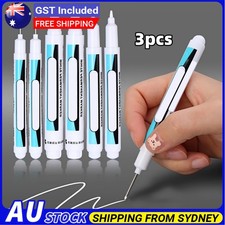 3pcs White Paint Pens Set Permanent Marker Pen For Car Rubber Tyre Waterproof AU Car Paints price