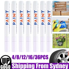 UP 36x White Paint Pens Set Permanent Marker Pen For Car Rubber Tyre Waterproof Car Paints price