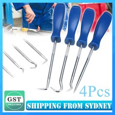 4Pcs Car Pick&Hook Set O Ring Oil Seal Gasket Puller Remover Craft Hand Tool AU Car Tool Sets price