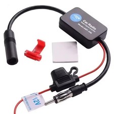 Car Hidden Aerial Radio Antenna Signal Booster Amplifier Strengthen 25db 12V Car Radio Antenna price