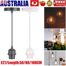 E27 Ceiling Light Fitting Rose Vintage Flexible Pendant Lamp Bulb Holder Base Pendant Light price