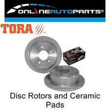 2 Rear Disc Brake Rotors + Pads for Commodore VT VX VU VY VZ Sedan Wagon Ute Brakes price