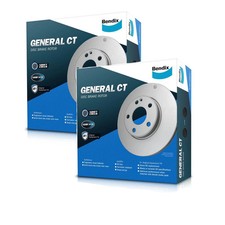 2 x Bendix Front Brake Rotors for Holden Colorado RG, Isuzu D-Max TFR, D-Max TFS Brakes price
