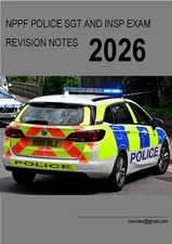 Police Sgt Insp Promotion NPPF Ospre Exam Revision Crammer Book Notes Pass 2026 Promotion Exam Books price