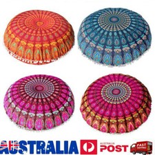 Large Mandala Floor Pillow Round Bohemian Meditation Cushion Cover Ottoman Pouf Pouf price