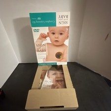How to Communicate/Sign with Your Baby Complete Kit; Sealed DVD New Open Box ASL Open Education Books and Sets price