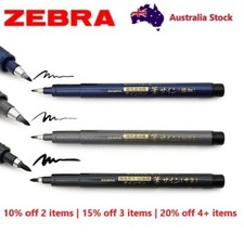 Zebra Disposable Brush Pen - Extra Fine EF/Fine F/Medium M - Firm Brush Felt Tip Felt-tip Pen price