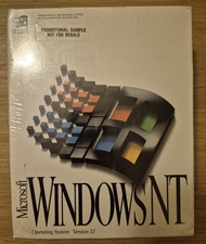 Microsoft Windows NT 3.1, Big Boxed, RARE, New & Sealed, Vintage 1993 Commercial Software price