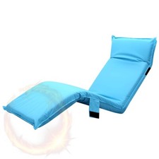 Artiss Adjustable Beach Sun Pool Lounger Blue Sun Lounger price