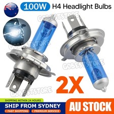 2X H4 Headlight Globes Car Light Bulbs 100/90W 5200K 12V Xenon Super White Headlight Bulb price