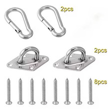 2Set Heavy-Duty Wall/Ceiling Mount Hooks - Stainless Steel Swing Chair Brackets Hammock price