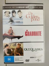 On Golden Pond / The Graduate / Out Of Africa - DVD Classic Drama R4 Turkish Classics price