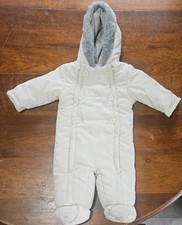 John Lewis Snowsuit Unisex Baby Quilted  3-6 Months Lined Hooded Snow Suit Baby Snowsuit price