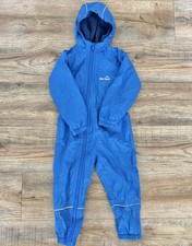 Peter Storm Kids Fleece Lined Waterproof Rain Suit Snowsuit Blue Size 18-24 M Baby Snowsuit price