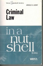 Criminal Law in a Nutshell Criminal Law price