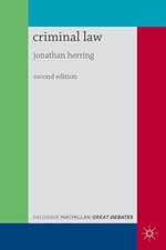 Great Debates in Criminal Law (Palgrave Macmillan Great Debates in Law) By Jona Criminal Law price
