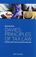 Davies: Principles of Tax Law, Sandra Eden Tax Law price