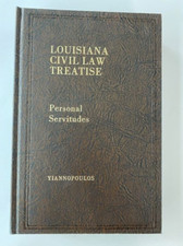 Louisiana Civil Law Treatise Personal Servitudes Third Yiannapoulos-See Pictures Civil Law price